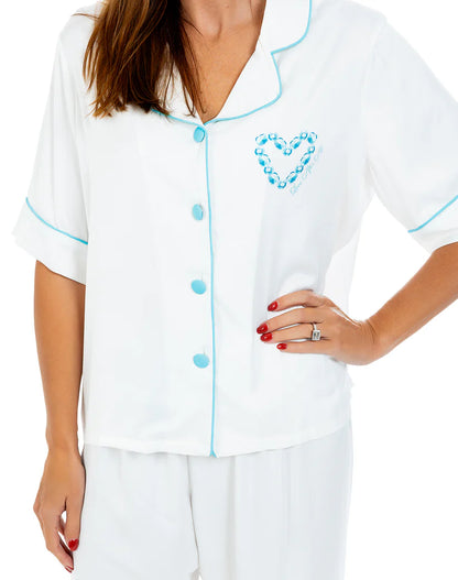 Love After All Silky Pant Set - Bride