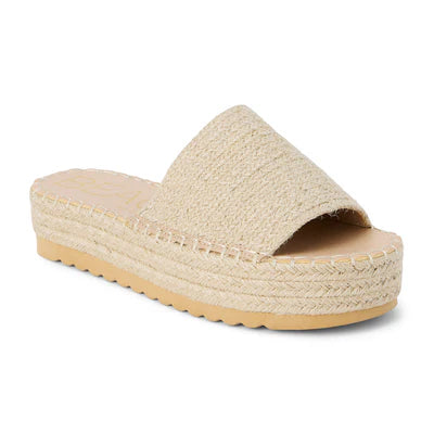 Del Mar Platform Sandal - Natural