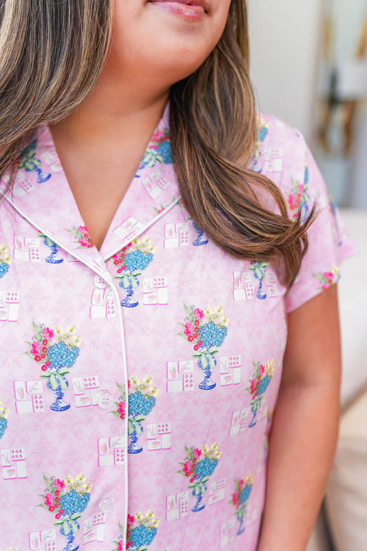 Mahjong Pajama Pant Set