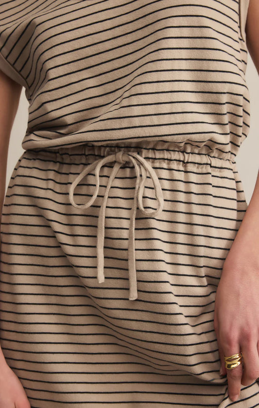 Dayshift Striped Mini Dress - Retreat - BAY WINDOW