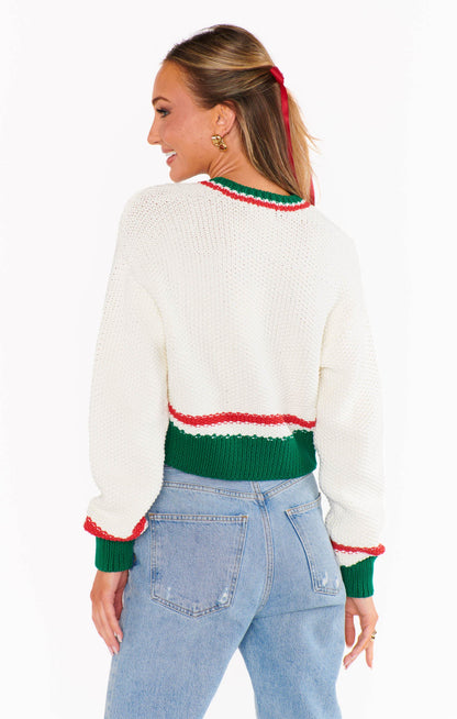 Only One Sweater - Festive Stripe Knit