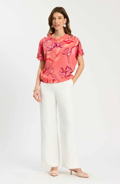 Mary Topper - Peachy Floral
