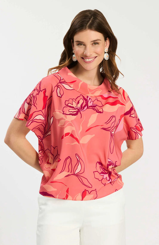 Mary Topper - Peachy Floral