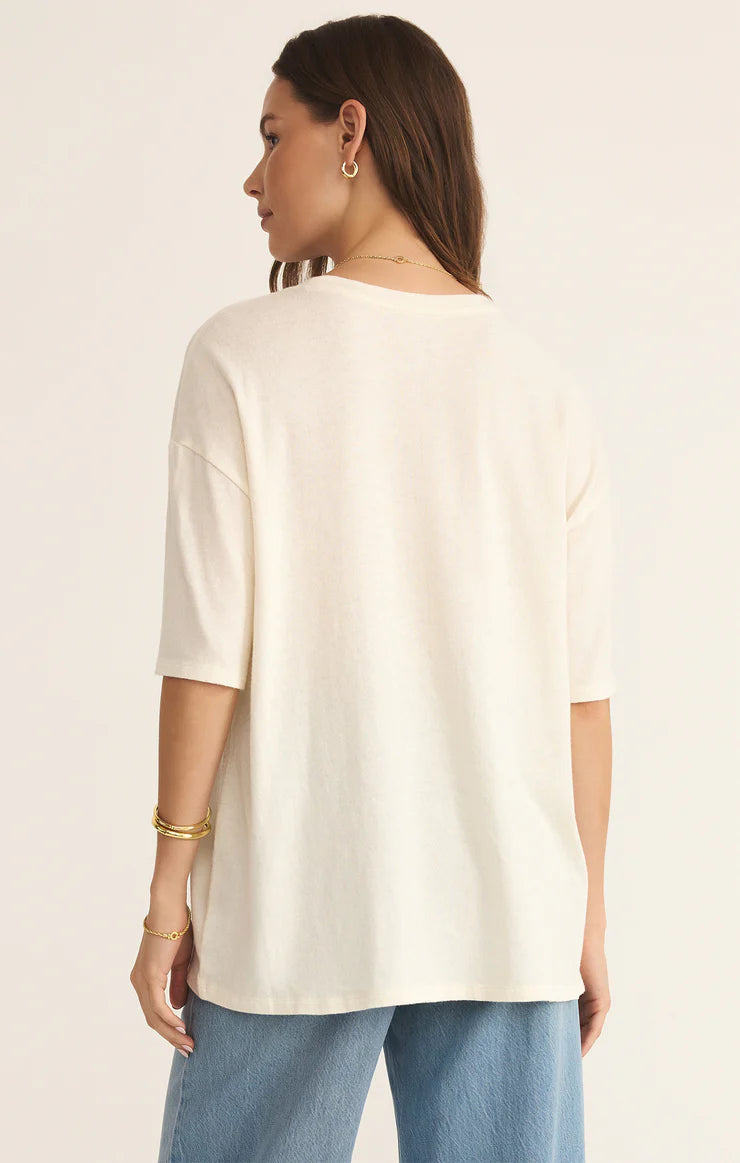 Mimosa Socal Tee - Sea Salt - BAY WINDOW