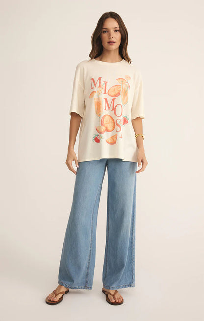 Mimosa Socal Tee - Sea Salt - BAY WINDOW