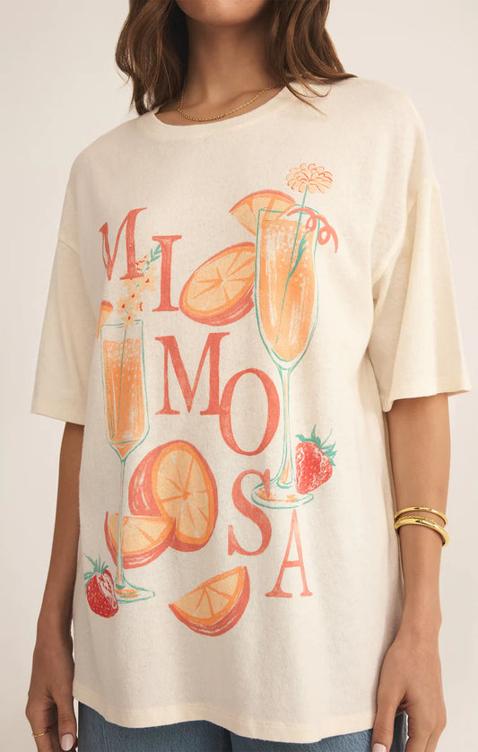 Mimosa Socal Tee - Sea Salt - BAY WINDOW