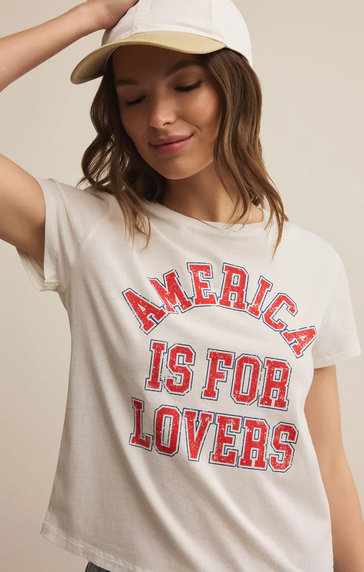 Lovers Tourist Tee - Sea Salt - BAY WINDOW