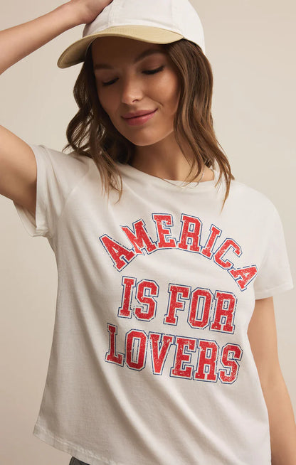 Lovers Tourist Tee - Sea Salt - BAY WINDOW