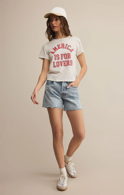 Lovers Tourist Tee - Sea Salt - BAY WINDOW