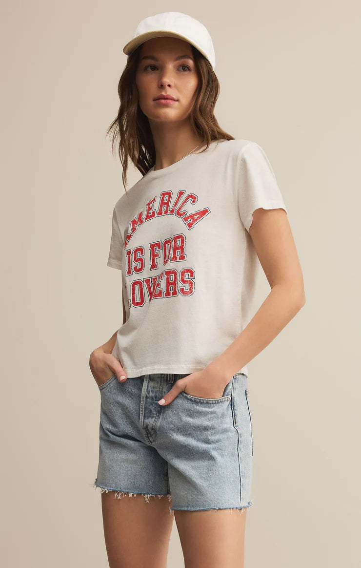 Lovers Tourist Tee - Sea Salt - BAY WINDOW