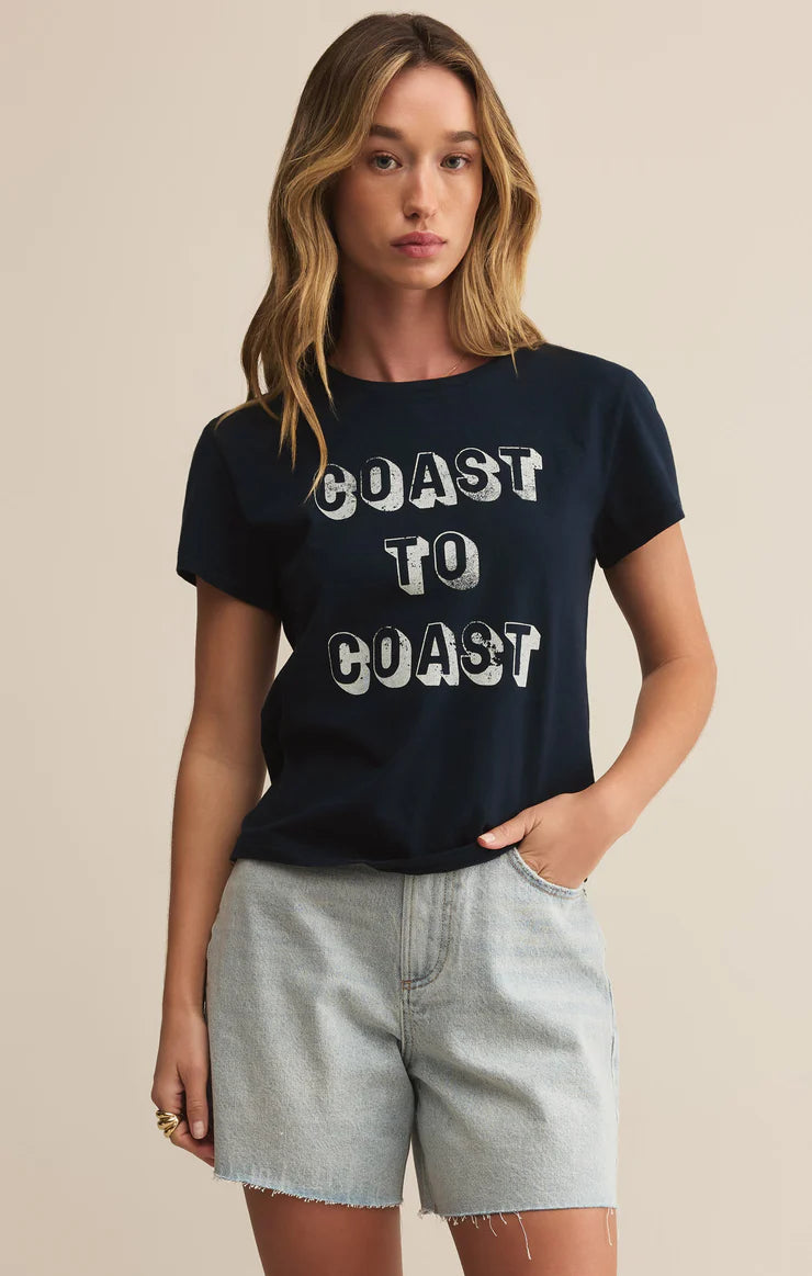 Coast Tourist Tee - Eclipse - BAY WINDOW