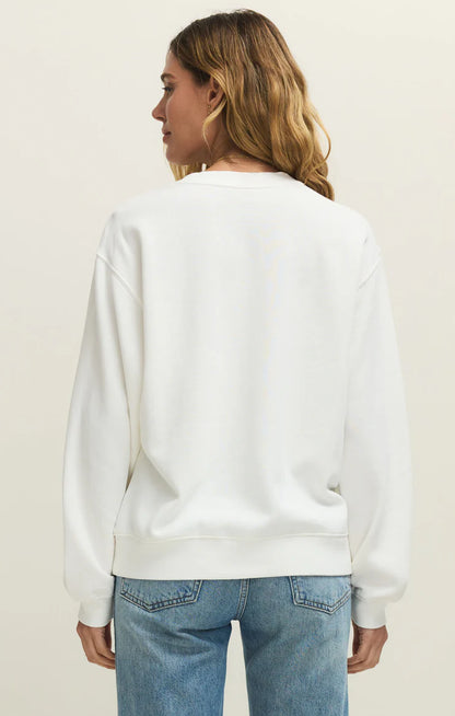 Limon Boyfriend Sweatshirt - Sea Salt