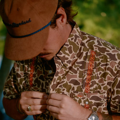 Guayabera Libre - Tejas Camo - BAY WINDOW