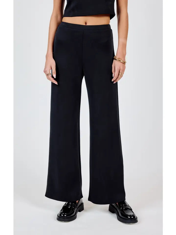 Hustle - Knit Wide Leg Pants