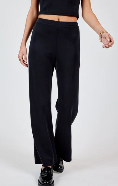 Hustle - Knit Wide Leg Pants