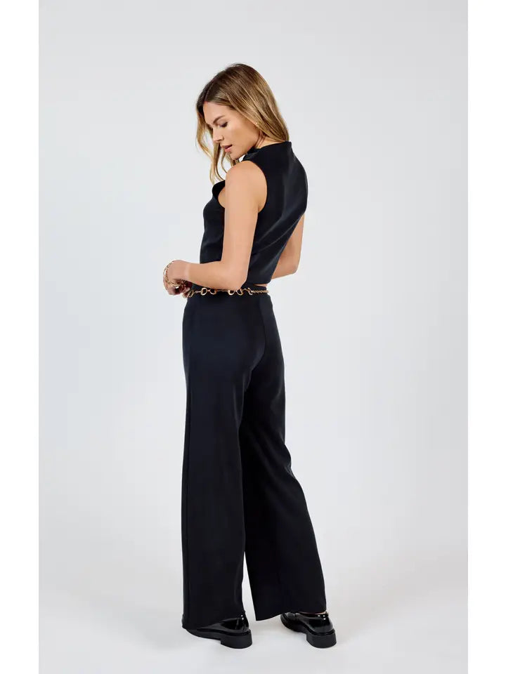 Hustle - Knit Wide Leg Pants