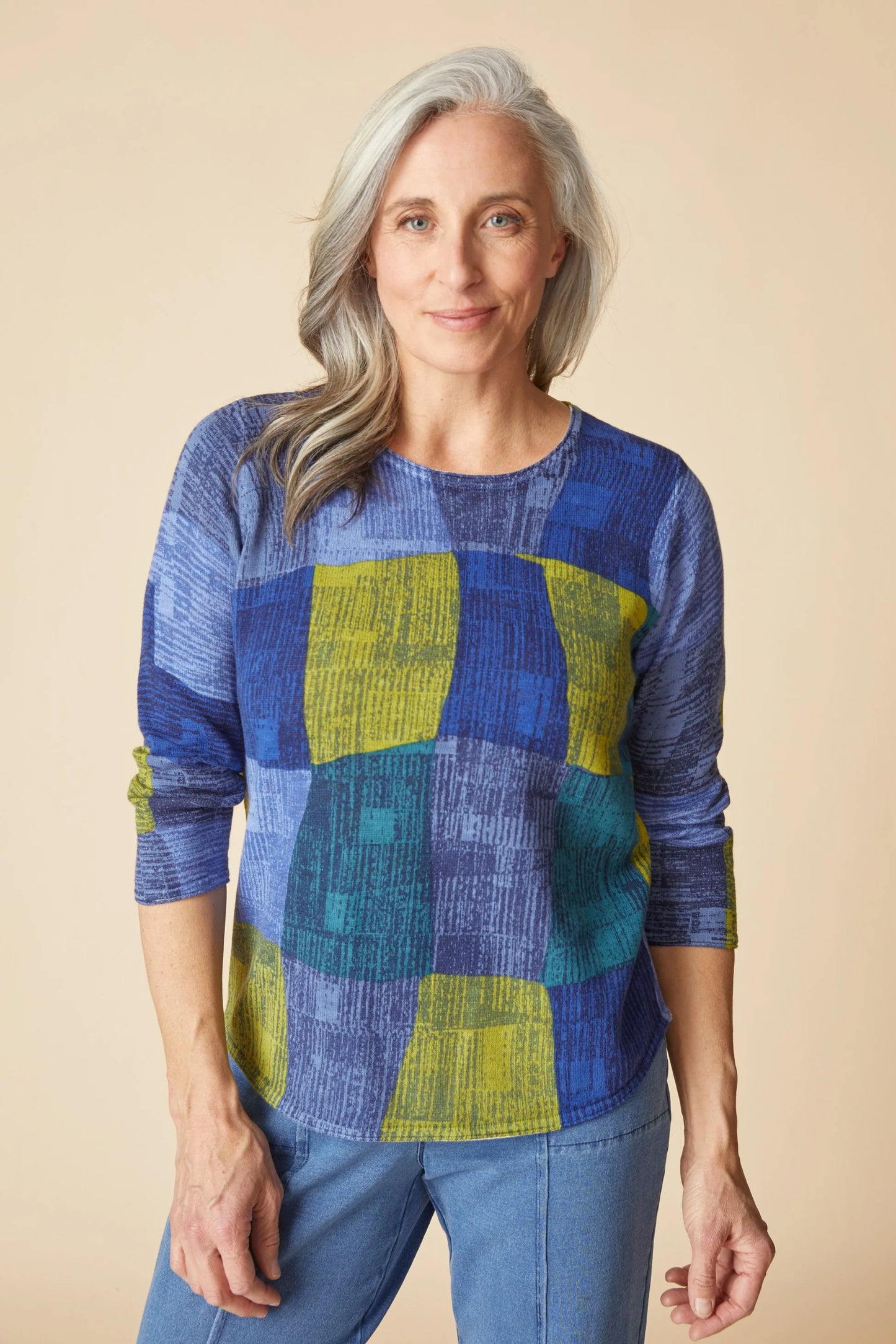 Playful Patchwork Pullover