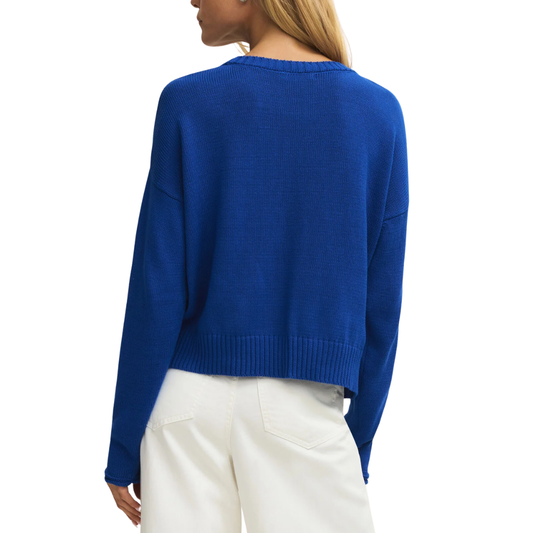 Sienna Palm Sweater - Nautical