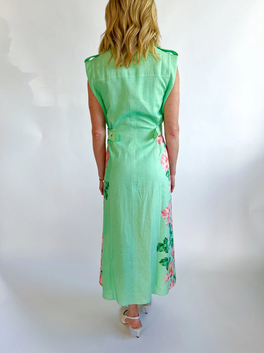 Hillary Dress - Pink Hibiscus