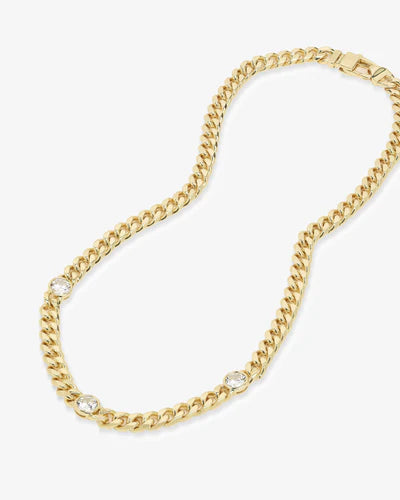 Julian Triple Diamond Cuban Chain Choker