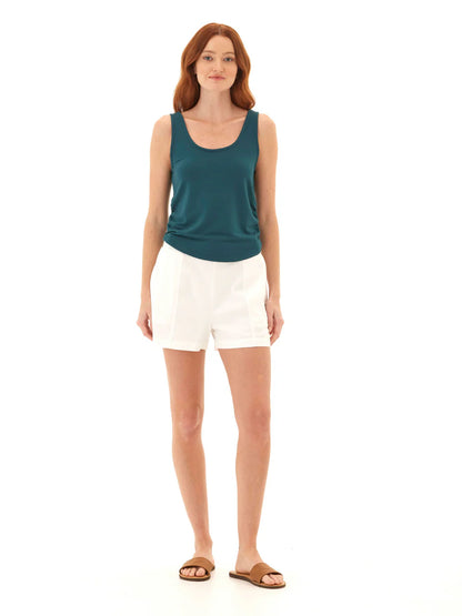 Juliette Modal Terry Ruched Tank - Serrano - BAY WINDOW