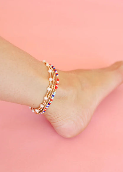 June Gold Anklet - BAY WINDOW