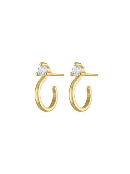 Laura Hoop Earring .5"