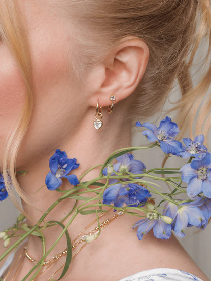 Laura Hoop Earring .5"
