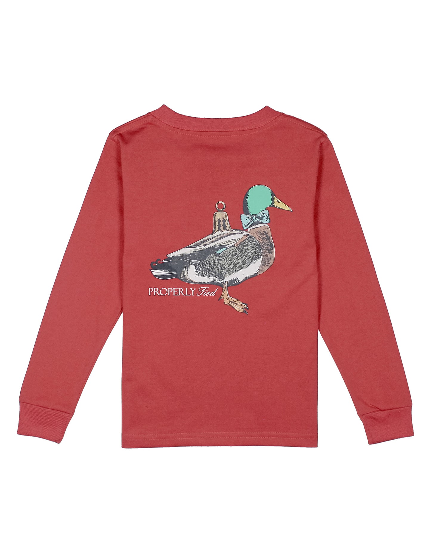 Boys Duck Ornament LS