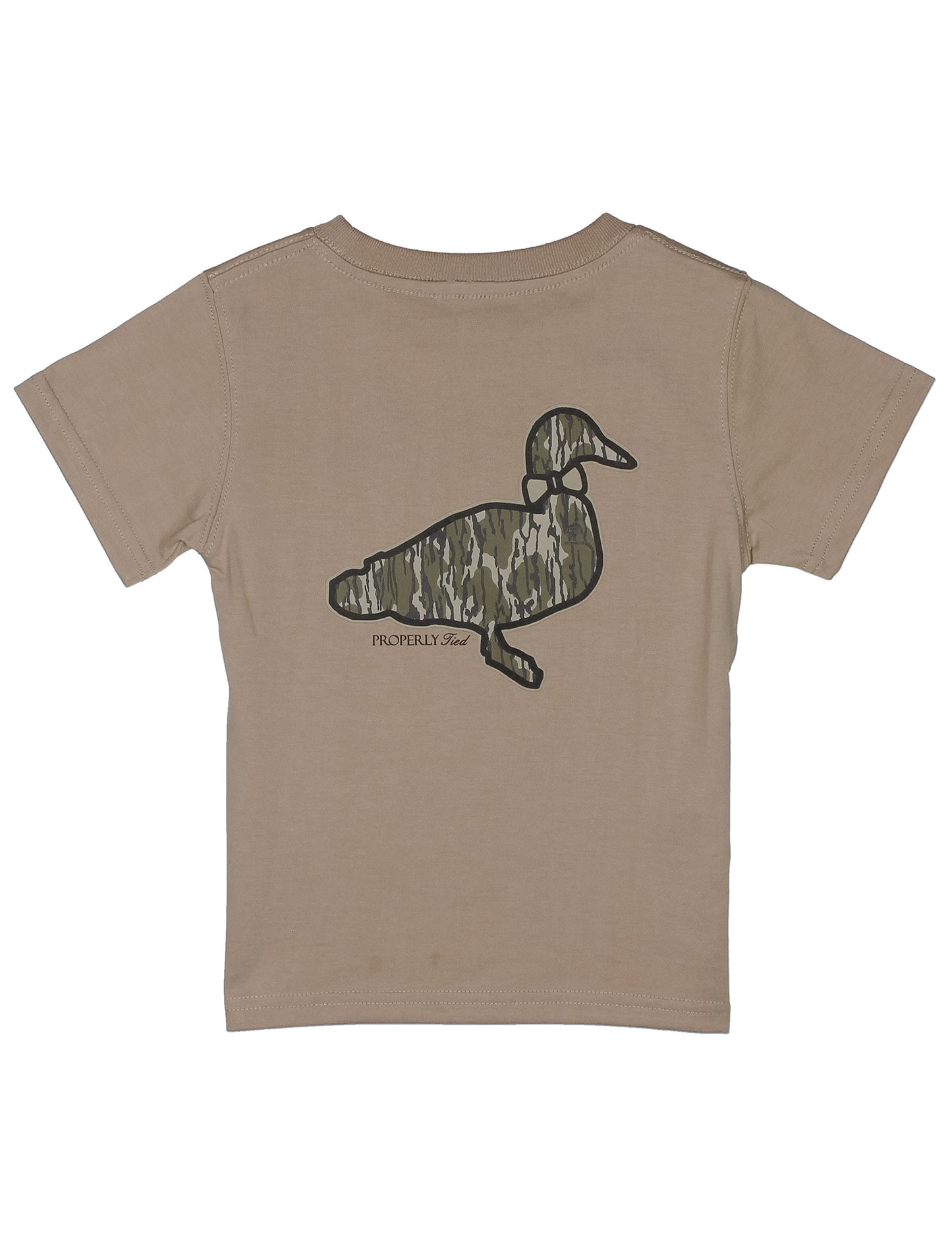 Boys Mossy Oak Camo Logo SS