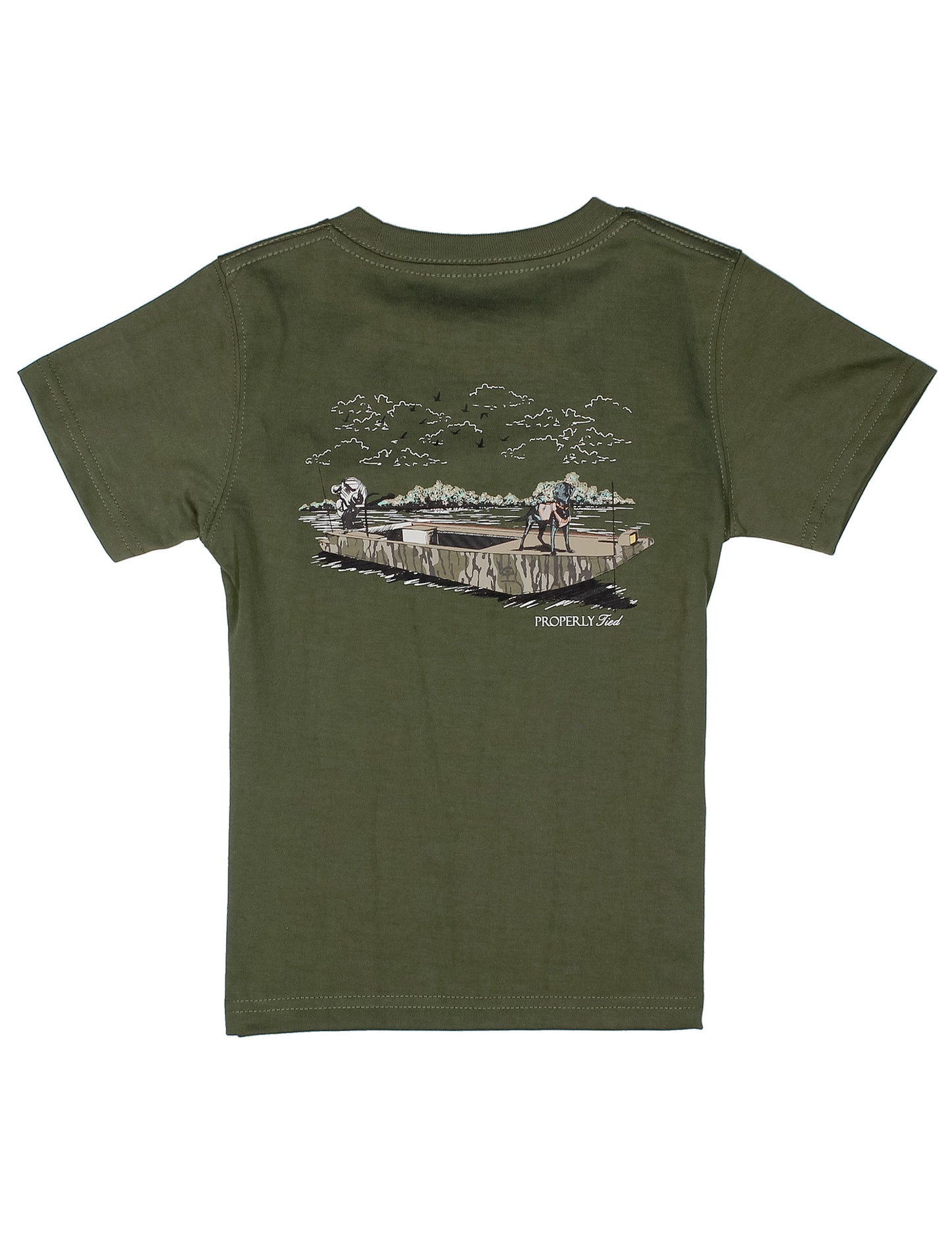 Boys Mossy Oak Boat Ride SS