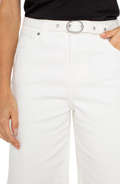 Yacht Pant w/ Self Belt - Bone White - BAY WINDOW