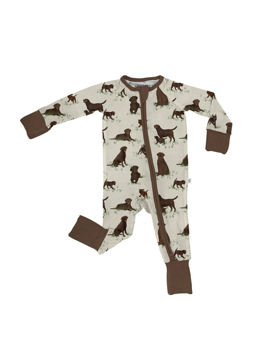 LS Zip Pajamas - Labs