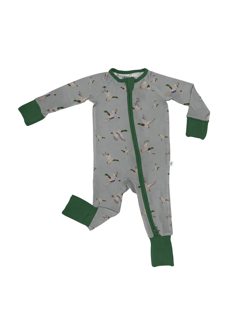 LS Zip Pajamas - Mallards