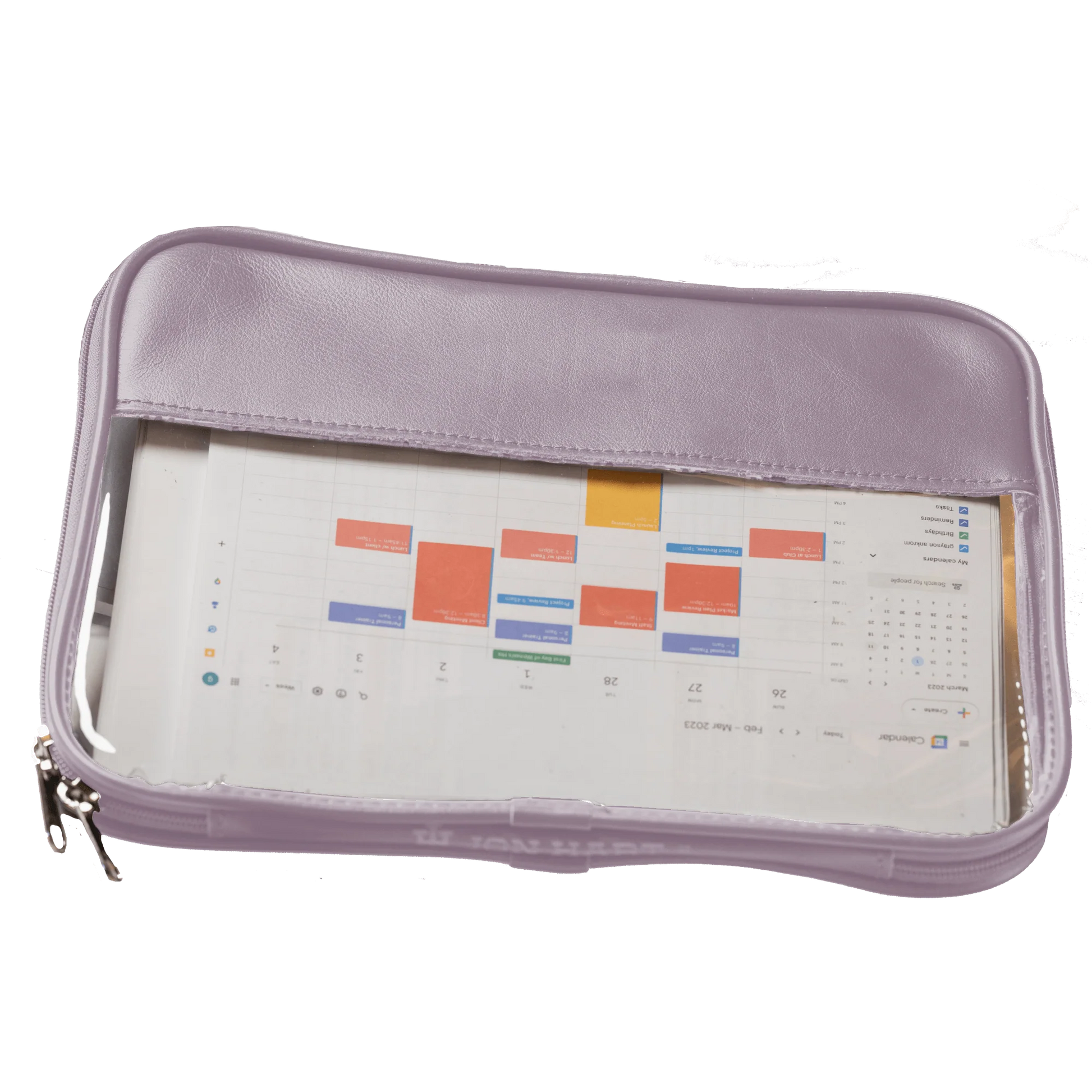 Leather Clear Folio - BAY WINDOW