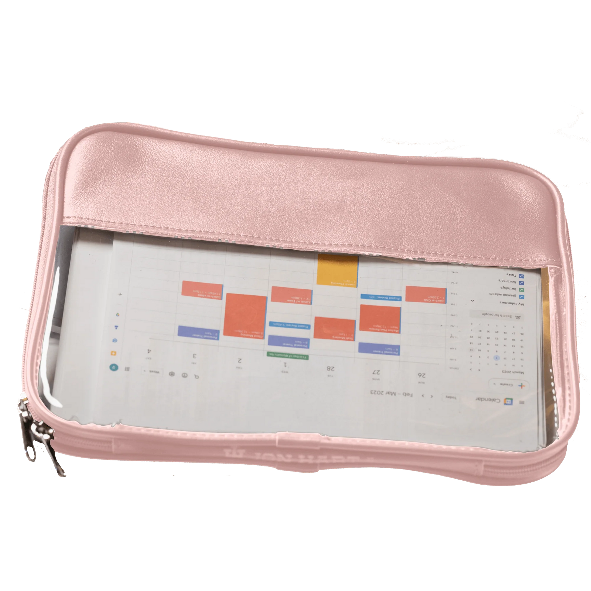 Leather Clear Folio - BAY WINDOW