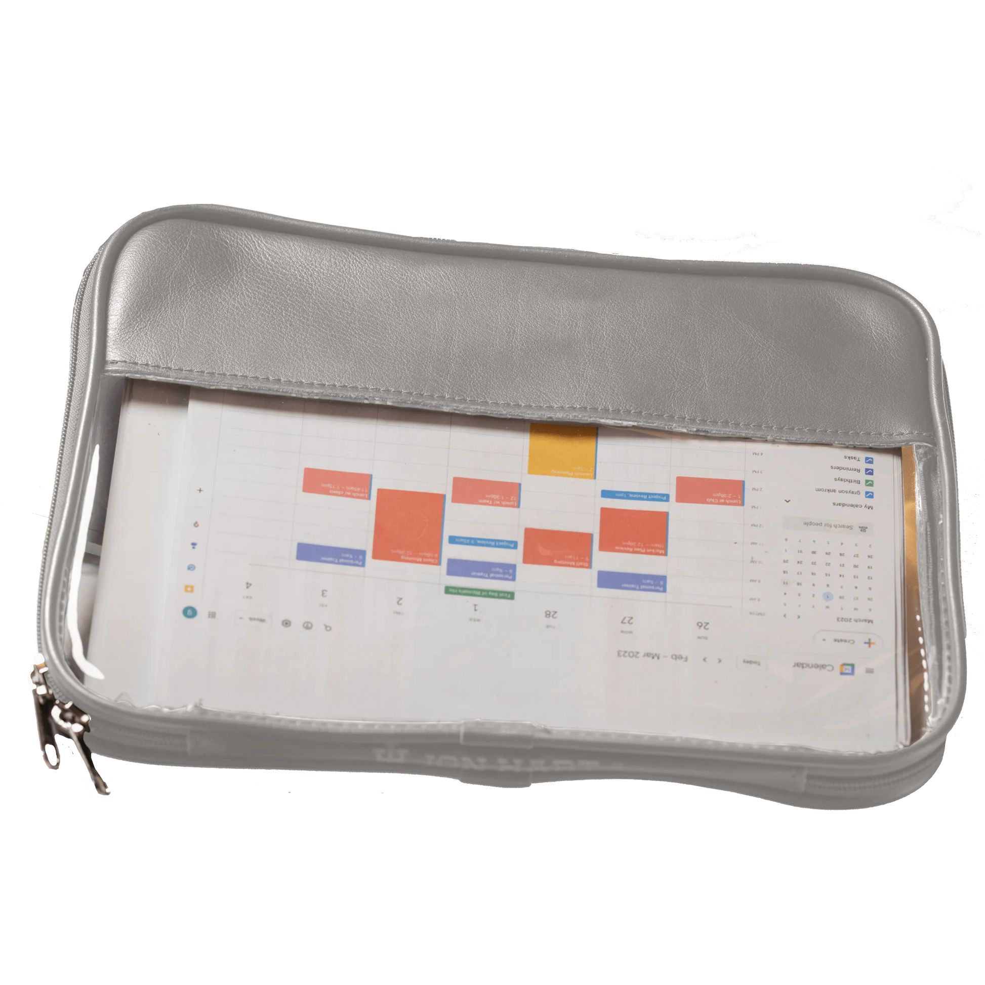 Leather Clear Folio - BAY WINDOW