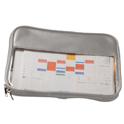 Leather Clear Folio - BAY WINDOW