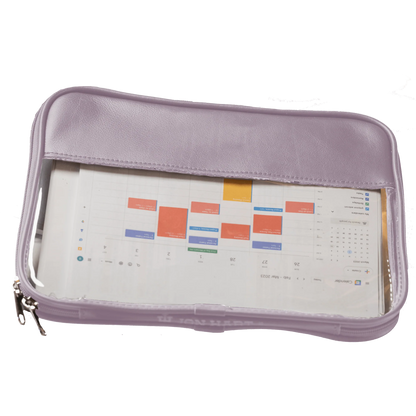 Leather Clear Folio - BAY WINDOW