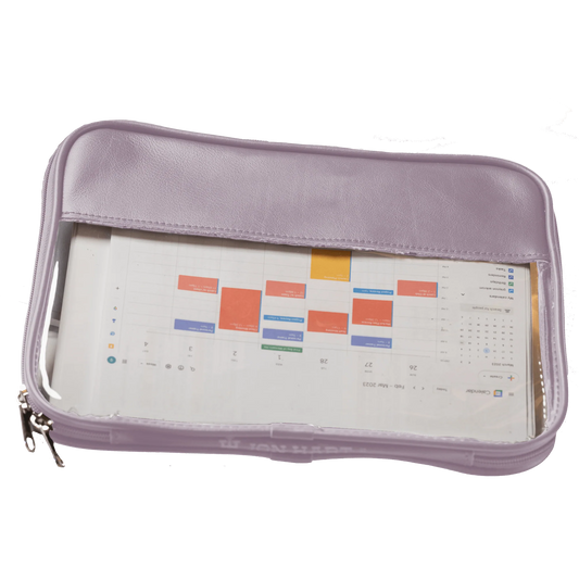Leather Clear Folio - BAY WINDOW