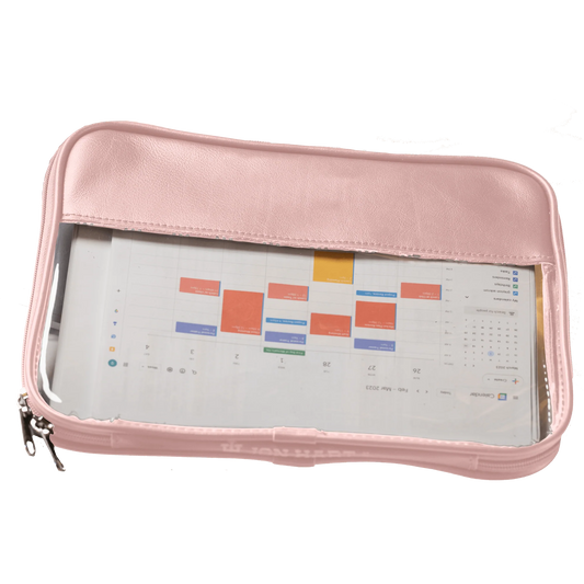 Leather Clear Folio - BAY WINDOW