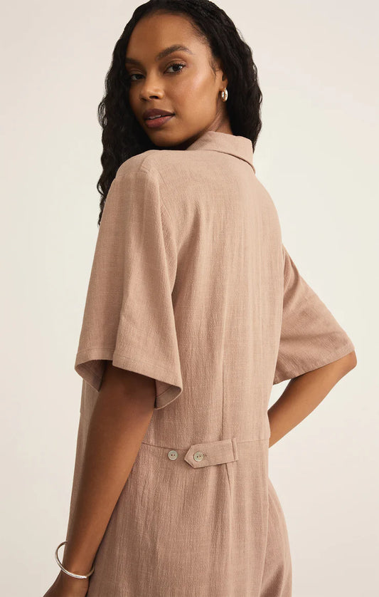 Marcell Romper - Iced Coffee