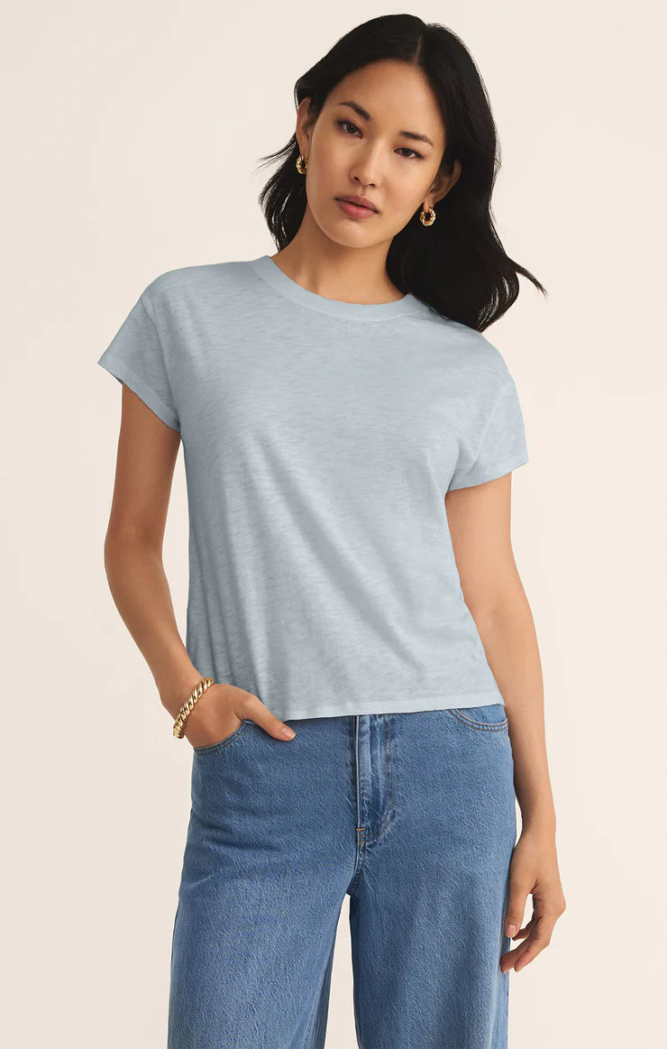 Modern Slub Tee - Clearwater - BAY WINDOW