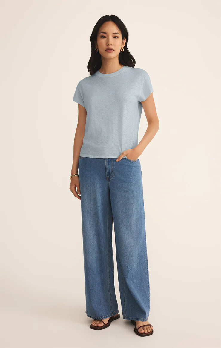 Modern Slub Tee - Clearwater - BAY WINDOW