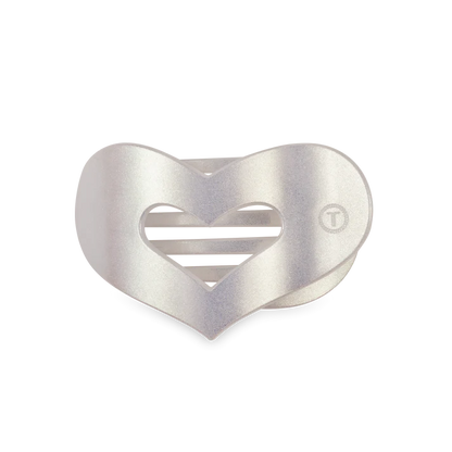 Mother of Pearl Heart Flat Clip - Medium - BAY WINDOW