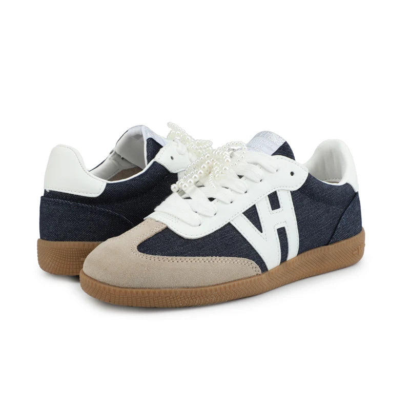Nadia 2 - Dark Denim/Taupe/White