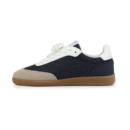Nadia 2 - Dark Denim/Taupe/White