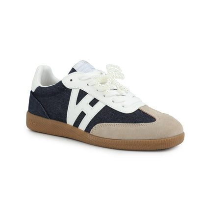 Nadia 2 - Dark Denim/Taupe/White