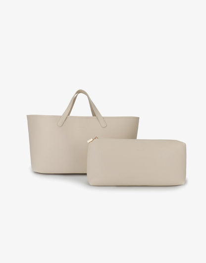 Nala Short East West Tote - Cream - BAY WINDOW