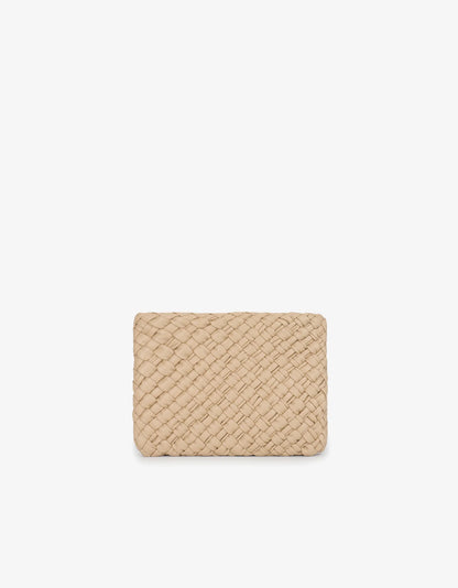 Nieves Woven Clutch - Light Tan - BAY WINDOW